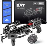 BALLISTA BAT Compound Mini Crossbow - Small Crossbow for Hunting, Fishing and Target - 300 FPS, 130 Lbs, 2.46 lbs