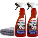 Sonax (243400 Spray and Seal - 25.36 fl. oz. - 2 Pack and Free Towel