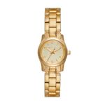 Michael Kors Stainless Steel Analog Gold Dial Women Watch-Mk7457, Gold Band