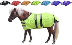 Derby Originals 600D Reflective No Hardware Mini Horse & Foal Blanket - Durable Ripstop Waterproof Nylon Turnout Blankets - Multiple Colors & Sizes