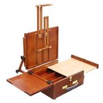 MEEDEN Artist Pochade Box - Portable Sketch Easel Box with Storage - Tabletop Easel with Nylon Carry Bag for Adult Painting Canvas Outdoor Travel