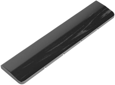 Faluber Wooden Wrist Rest Black Lacquered, 14.2-inch Length and 20mm Thickness for Tenkeyless Keyboard, Ergonomic Palm Rest for Mechanical Keyboard, Stain Resistant (Tenkeyless-360mm, Black Lacquered)