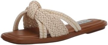 Steve Madden Women's Kandace Sandal, Bone, 8 US