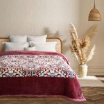 MYTRIDENT Sanskriti Double Blanket, Phulkari