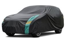 Molebt Compact SUV Car Cover Waterproof All Weather, Universal Fit for Kia Soul, Subaru Crosstrek, Honda HR-V, Nissan Kicks, etc. Rain Winter Sun Protection. (Length: 171"-181")