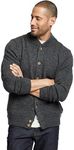 Pendleton Men's Shetland Wool Cardigan, Charcoal, Medium