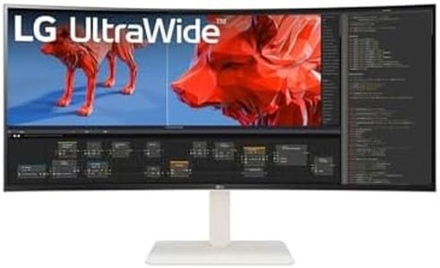 LG 38WR85QC, 38 inch (3840 x 1600) 21:9 WQHD+ Nano IPS Curved Monitor, 144Hz, 1ms, NVIDIA G-SYNC, VESA Display HDR™ 600 / DCI-P3 98% (Typ.), Speaker 7Wx2, USB Type-C, RJ45, Built-in KVM