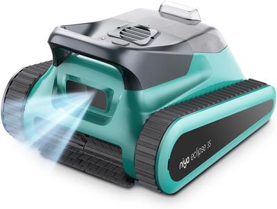 Niya Eclipse 35 Cordless Robotic Pool Cleaner for Floor Walls Waterline Up to 10m Pool Up to 2.5 Hours Cleaning - Smart Sonar Navigation, 1.6L Filter Basket, Multiple Cleaning Modes Pool Vacuum