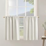 Ivory Small Tier Curtains 36 Inch L