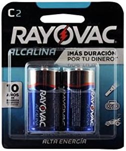 Rayovac Alkaline C Batteries, 814-2F, 2-Pack