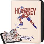 Hockey Card Binder with Sleeves, 900 Pockets 3-Ring Metal card Holder Protector Album, Card Storage Organizer Display Case Compatible with upper deck Trading Card, Sport, Football, Baseball, TCG Cards