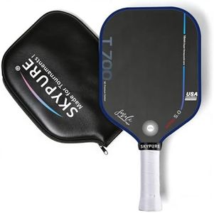 SKYPURE Control Pickleball Paddle with T700 Raw Carbon Fiber Surface, 16mm PP Core, Time-Freeze Control Technology, 2025 Dual Thermoforming for Accuracy & Stability, USAPA Approved, Free Paddle Cover