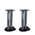 Alzarsi Universal Double Column Floor Speaker Stand Set of 2 for Surround Sound & Book Shelf Speakers