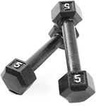 CAP Barbell Cast Iron Hex Dumbbell 