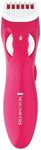 Remington Beauty Trim Bikini Trimmer/Groomer, BKT1004FAU, Precision Grooming for Women's Sensitive Areas, Personal Groomer for Women, Cordless Multi-Functional Bikini Trimmer, Fuschia