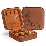 Custom Leather Jewelry Box w/Name &
