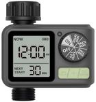 XPR3SS Garden Automatic Irrigation Water Timer System Controller Drip Irrigation Water Timer Digital Fully Automatic Programmable Dripper Dial Button Operation Timer