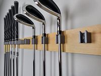 [JINTECH] Golf Club organize holder, Wall display, Wall hanger, rack, mount [15 holder set] (Grip up - 15mm - 15set)