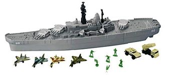 Motormax 26-Inch Battle Zone Series Ship with Die-Cast Figures, 76794