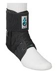 ASO Ankle Stabiliser with Plastic Stays, Black, Large