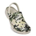 Clogs Camo Men clogs | Lightweight | Waterproof | Comfortable | Sandals with Adjustable Back Strap | Stylish | Anti-Skid Durable | Slip-on | Trendy | Fashionable Clogs | Everyday Clogs|OLIVE|UK 6