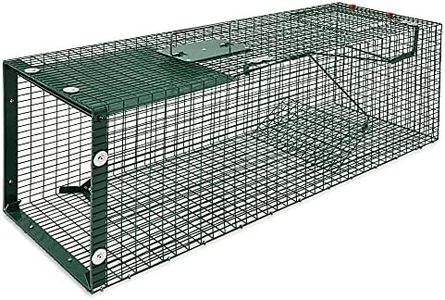 Moorland Piège Vivant 90x30x30cm – Piège de Capture avec 1 Entrée & Poignée de Transport – Piège Respectueux aux Animaux – Piège à Fouines, Chats, Renards, Rats – Safe 5002