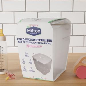 Milton Cold Water Steriliser – White Baby Bottle Sterilizer