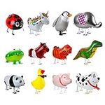 LEMESO 12PCS Animals Balloons Cut A