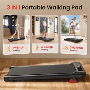 HomeFitnessCode Walking Pad Treadmill – Compact Foldable Electric