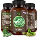 Ultimate Blend Super Greens with Matcha Green Tea and Superfoods 60 Veggie Capsules