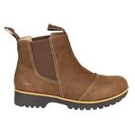 JBU by Jambu Women's Eagle-Water Resistant Chelsea Boot, Brown, 6