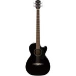 Fender CB-60SCE Acoustic Bass, Walnut Fingerboard, Black