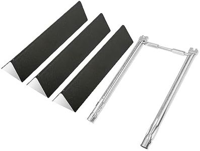 Grill Replacement Parts for Weber Spirit, 7635 Flavorizer Bars 15.3 Inch Flavorizer Bars and 69785 Burner for Weber Spirit I & II 200 with Front Control, Spirit E210, E220, S210, S220