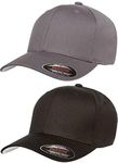 Flexfit 2-Pack Premium Original Cotton Twill Fitted Hat …