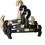 YCJ OSMIO (3 Pack) Heavy Duty Hanger for Tactical Attachments, Weight Vest, Diving Equipment, Wetsuit and Scuba BCD (Black)