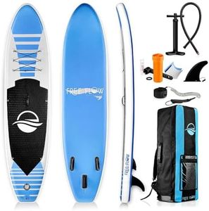 SereneLife Stand up Paddle Board Inflatable - Non-Slip SUP Paddle Board Paddle, Pump, Leash, and Accessories - Fun Water inflatable paddle board for Adults and Youth with Wide Stable Design