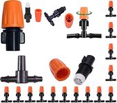 DIY Crafts T/Tee For Clean Nozzle Misting Nozzles For Water Cooling System Nozzle Outdoor Garden Patio Greenhouse Plant Sprays Hose Water (Misting Head Cleaning+T/Tee) (20x, Clean T/Tee)