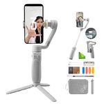 Zhiyun Smooth-Q4 Gimbal Stabilizer for Smartphone iPhone Android Cellphone,3-Axis Phone Gimbal w/Built-in Extension Rod Selfie Stick,Megnetic Fill Light,Carrying Bag,Tripod,Zhi yun Smooth Q4 Combo