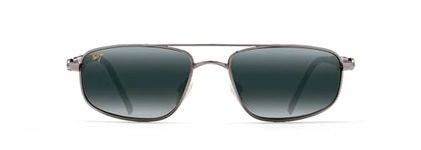 Maui Jim Men's Kahuna 162-02 Silver Aviator Sunglasses