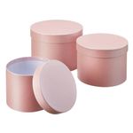 OASIS Symphony Lined Florist Hat Boxes - Set of 3 - Light Pink