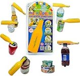 Open Soda & Water Plastic Caps EZ | Beer Bottle Opener | Soup Pull Tab | Arthritis Helpers | Elderly | magic Opener EXTREME | Fridge Magnetic | Refrigerator Magnet | Ergonomic Device | Weak Hands Help | Bottle Opener Gift | Magnets | Twist off ez | Ope...