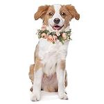 Honoson Dog Wedding Flower Collar D