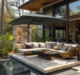 PHI VILLA 9'x 12' Large Patio Umbre