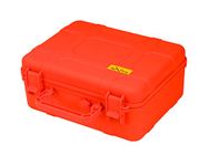 Quality Importers Cigar Caddy 40 Stick Travel Humidor, Blaze Orange