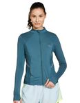Van Heusen Proactive Elite Women Running Jacket - Polyamide Elastane - Anti Bacterial, High Stretch, Moisture Wicking_88601_Stargazer_S