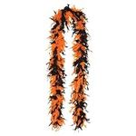 Amscan Black & Orange Feather Boa