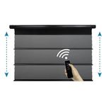 BIG VUE Projector Screen 16:9 Ambient Light Rejecting Projection Screen for Ultra Short Throw Projector 160°Wide Viewing Angle, Screen for Home Theatre, Boardroom (Motorised Screen - 100 Inch)