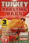 PMS PACK OF 3 SUPER TURKEY SIZE ROASTING BAGS W/3PC TIES