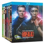 9-1-1：The Complete Season 1-6 TV Series Blu-ray 17 Disc All Region free English