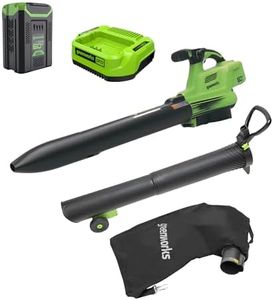 60V 520 CFM Cordless Battery Blower/Vacuum w/ 4Ah Battery and 3A Charger